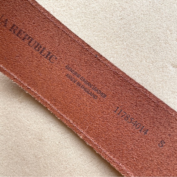 Vintage Banana Republic Brown Wide Hip Belt - Small 🏴󠁧󠁢󠁥󠁮󠁧󠁿 - Picture 5 of 9